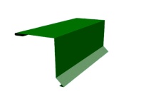 Ветровая планка RAL 6002 (лиственно-зеленый) (15*15*95*95*15*15) L-2,00