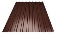 Профнастил С-10 RAL 8017 (шоколадно-коричневый) 0,45-0,5 (1,16*1,20)