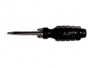 Отвертка "Стандарт" с черной усиленной ручкой с 5 насадками CrV.